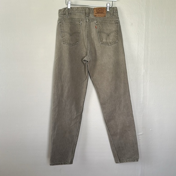 Vintage 1995 Levi’s orange tab 550 32x32 gray brown wash - Picture 6 of 12